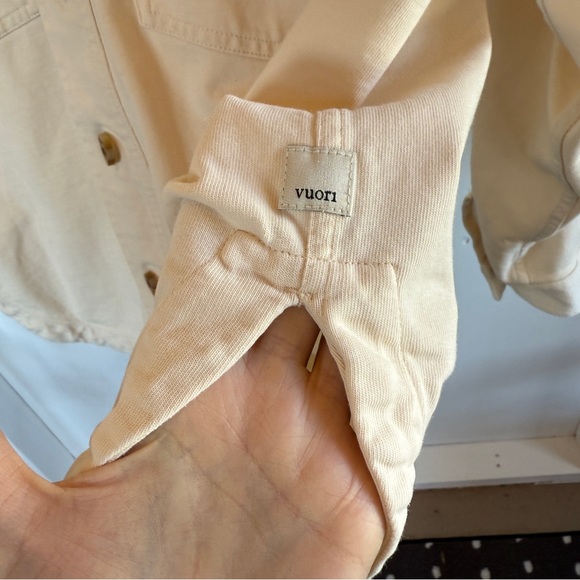 Vuori Shirt Jacket - Cream - Women XS/S - 100% Cotton - Picture 5 of 12